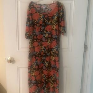LuLaRoe Julia Dress - Size XL